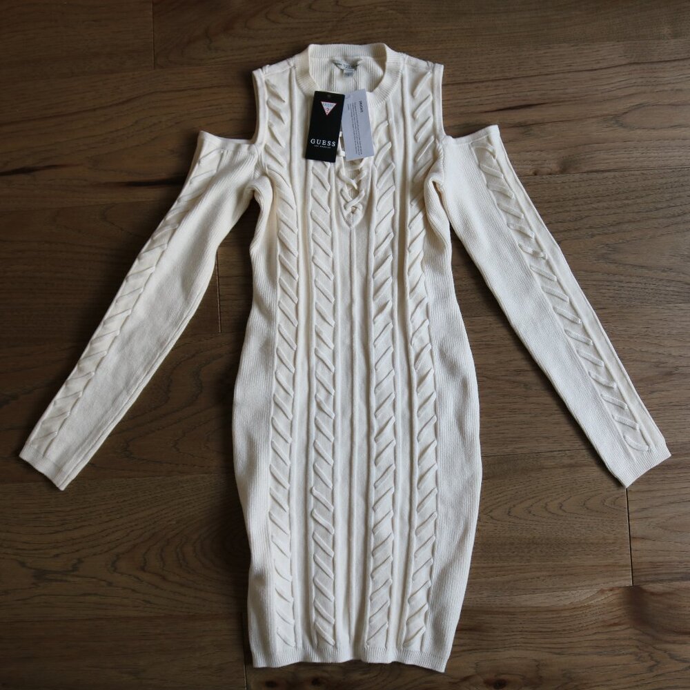 Guess Laced Rib Mix Allison Dress